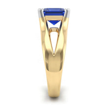 Afbeelding in Gallery-weergave laden, Echte Saffier Ring 2.50 Karaat - 14K Bicolor Goud