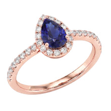 Afbeelding in Gallery-weergave laden, Echte Saffier Ring 2.50 Karaat - 14K Roségoud