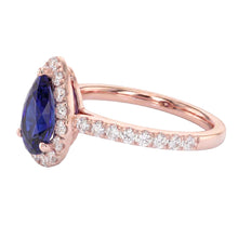Afbeelding in Gallery-weergave laden, Echte Saffier Ring 2.50 Karaat - 14K Roségoud