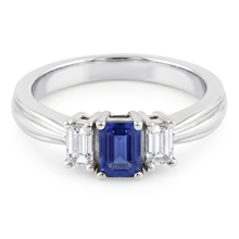 Afbeelding in Gallery-weergave laden, Echte Saffier Ring 2 Karaat