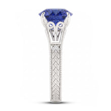 Afbeelding in Gallery-weergave laden, Echte Saffier Ring 2 Karaat