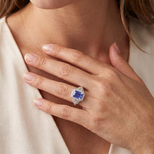 Afbeelding in Gallery-weergave laden, Echte Saffier Ring 2 Karaat