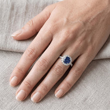 Afbeelding in Gallery-weergave laden, Echte Saffier Ring 2 Karaat