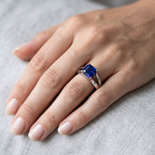 Afbeelding in Gallery-weergave laden, Echte Saffier Ring 2 Karaat