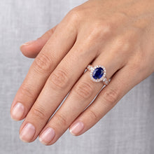 Afbeelding in Gallery-weergave laden, Echte Saffier Ring 3.50 Karaat - 14K Roségoud