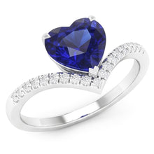 Afbeelding in Gallery-weergave laden, Echte Saffier Ring 3 Karaat