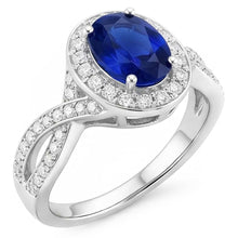 Afbeelding in Gallery-weergave laden, Echte Saffier Ring 3 Karaat