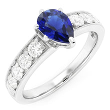 Afbeelding in Gallery-weergave laden, Echte Saffier Ring 3 Karaat