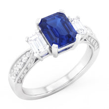 Afbeelding in Gallery-weergave laden, Echte Saffier Ring 3 Karaat