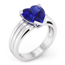 Afbeelding in Gallery-weergave laden, Echte Saffier Ring 3 Karaat