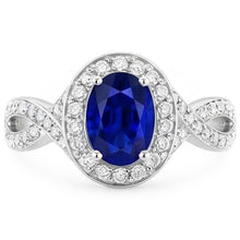 Afbeelding in Gallery-weergave laden, Echte Saffier Ring 3 Karaat