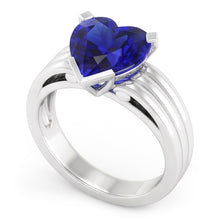 Afbeelding in Gallery-weergave laden, Echte Saffier Ring 3 Karaat