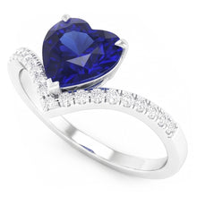 Afbeelding in Gallery-weergave laden, Echte Saffier Ring 3 Karaat