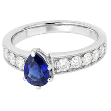 Afbeelding in Gallery-weergave laden, Echte Saffier Ring 3 Karaat