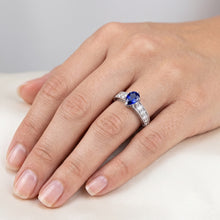 Afbeelding in Gallery-weergave laden, Echte Saffier Ring 3 Karaat