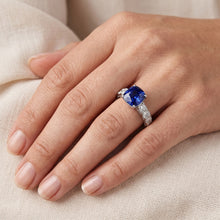 Afbeelding in Gallery-weergave laden, Echte Saffier Ring 3 Karaat
