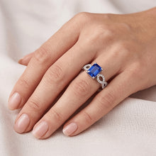 Afbeelding in Gallery-weergave laden, Echte Saffier Ring 3 Karaat