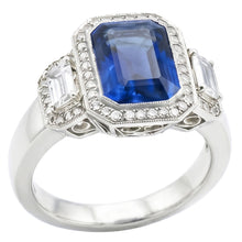 Afbeelding in Gallery-weergave laden, Echte Saffier Ring 4 Karaat