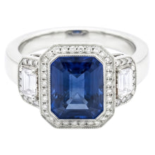 Afbeelding in Gallery-weergave laden, Echte Saffier Ring 4 Karaat