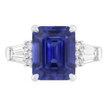 Afbeelding in Gallery-weergave laden, Echte Saffier Ring 4 Karaat