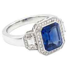 Afbeelding in Gallery-weergave laden, Echte Saffier Ring 4 Karaat