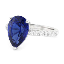 Afbeelding in Gallery-weergave laden, Echte Saffier Ring 4 Karaat