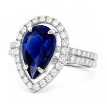 Afbeelding in Gallery-weergave laden, Echte Saffier Ring 4 Karaat