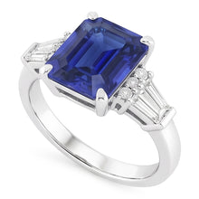 Afbeelding in Gallery-weergave laden, Echte Saffier Ring 4 Karaat