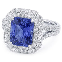 Afbeelding in Gallery-weergave laden, Echte Saffier Ring 4 Karaat