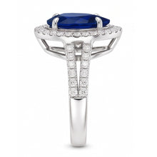 Afbeelding in Gallery-weergave laden, Echte Saffier Ring 4 Karaat