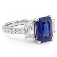 Afbeelding in Gallery-weergave laden, Echte Saffier Ring 4 Karaat