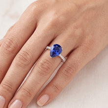 Afbeelding in Gallery-weergave laden, Echte Saffier Ring 4 Karaat