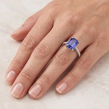 Afbeelding in Gallery-weergave laden, Echte Saffier Ring 4 Karaat