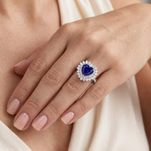 Afbeelding in Gallery-weergave laden, Echte Saffier Ring 4 Karaat