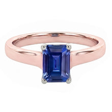 Afbeelding in Gallery-weergave laden, Echte Smaragd Ring 2 Karaat - 14K Roségoud