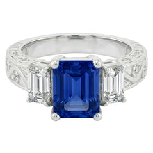 Afbeelding in Gallery-weergave laden, Echte Smaragd Ring 2 Karaat