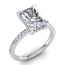 Afbeelding in Gallery-weergave laden, Echte Stralende Pave Diamant Ring