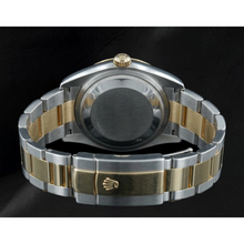 Afbeelding in Gallery-weergave laden, Echte Tweekleurige Oester-armband Rolex Datumjust 36 mm herenhorloge witte wijzerplaat snel inges...