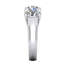 Afbeelding in Gallery-weergave laden, Echte Diamant Band Ronde Geslepen Wit Goud