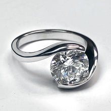 Afbeelding in Gallery-weergave laden, Echte Diamant Solitaire Ring Voor Vrouwen