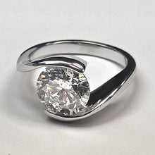 Afbeelding in Gallery-weergave laden, Echte Diamant Solitaire Ring Voor Vrouwen
