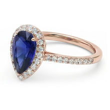 Afbeelding in Gallery-weergave laden, echte round diamant 3.50karaat ring close-up detail