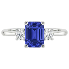 Afbeelding in Gallery-weergave laden, echte round diamant 3.50karaat ring profielweergave
