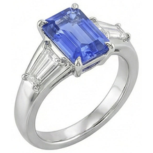 Afbeelding in Gallery-weergave laden, echte diamant 3.50karaat ring zijaanzicht