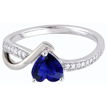 Afbeelding in Gallery-weergave laden, echte round diamant 2.50karaat ring zijaanzicht
