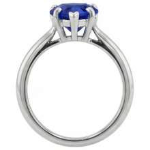 Afbeelding in Gallery-weergave laden, echte heart saffier 2.50karaat ring profielweergave
