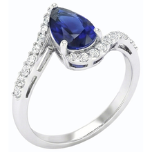 Afbeelding in Gallery-weergave laden, echte round diamant 3karaat ring close-up detail