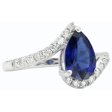 Afbeelding in Gallery-weergave laden, echte round diamant 3karaat ring op wit