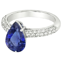 Afbeelding in Gallery-weergave laden, echte round diamant 5.50karaat ring bovenaanzicht