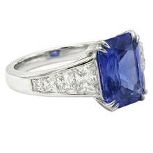 Afbeelding in Gallery-weergave laden, echte diamant 5karaat ring close-up detail